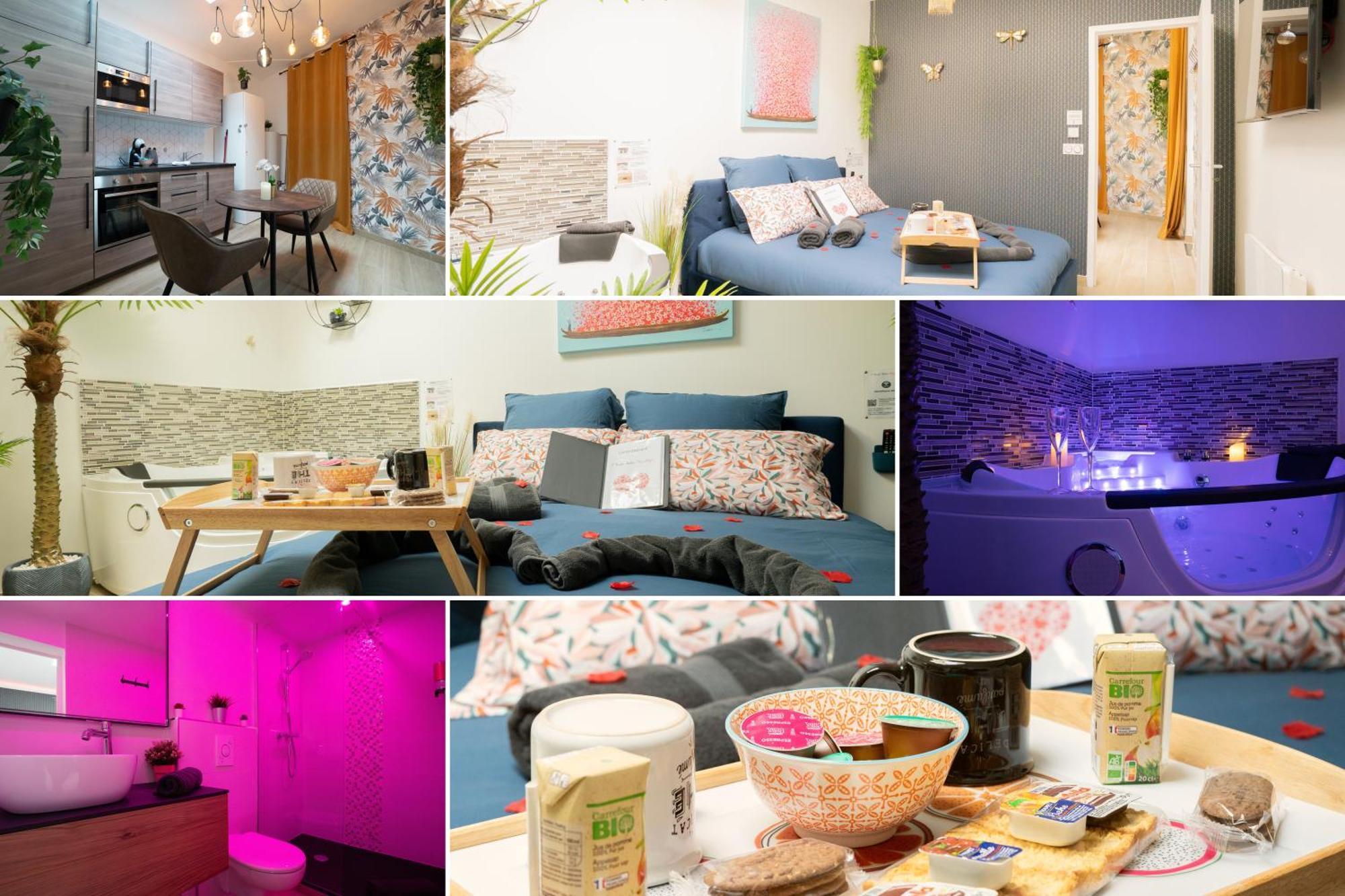 L'Escale Balneo'Romantique - Loveroom - Jacuzzi & Petit Dejeuner Villiers-sur-Marne Exterior foto